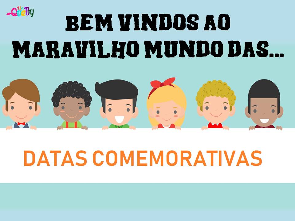 Grupo de crianças em celebração de data comemorativa